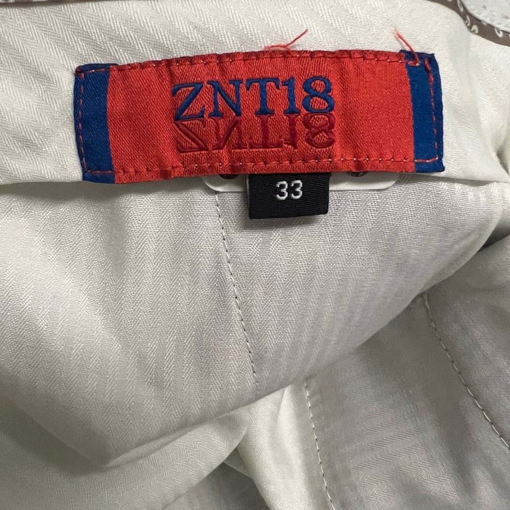 ZNT18 Light Brown Pants 33 Waist - Picture 5 of 5